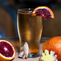 Blood Orange Ginger Cider