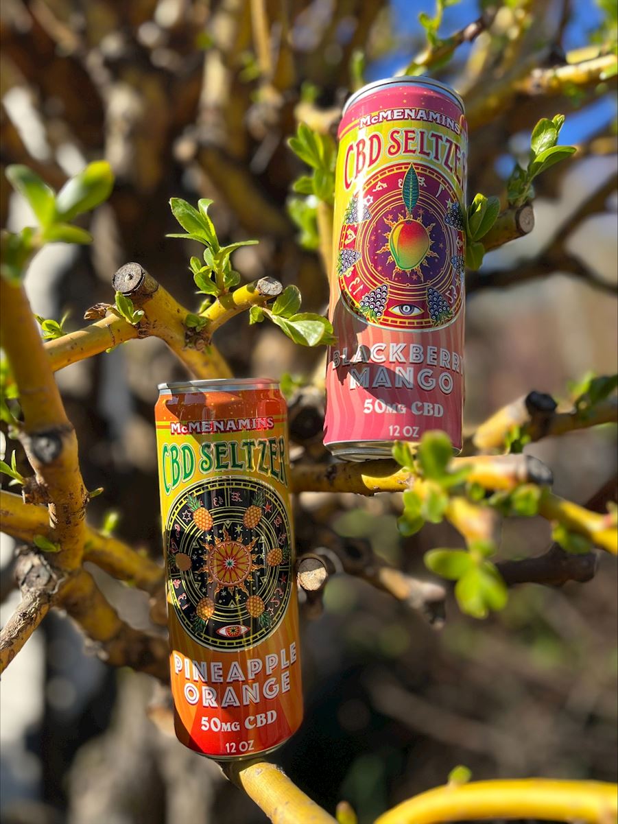 Blackberry Mango CBD Seltzer