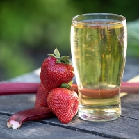 Strawberry Rhubarb Cider